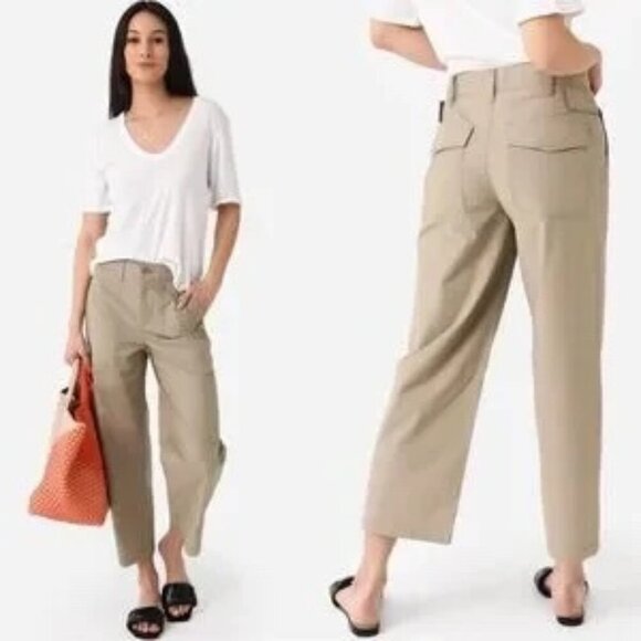 AGOLDE Daria High Waist Crop Wide Leg Twill Utility Pants NWT Size - 27 - Picture 1 of 10